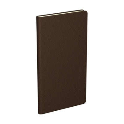 Agenda de poche Classique - 1 semaine sur 2 pages - 9 x 17 cm - marron - Lecas