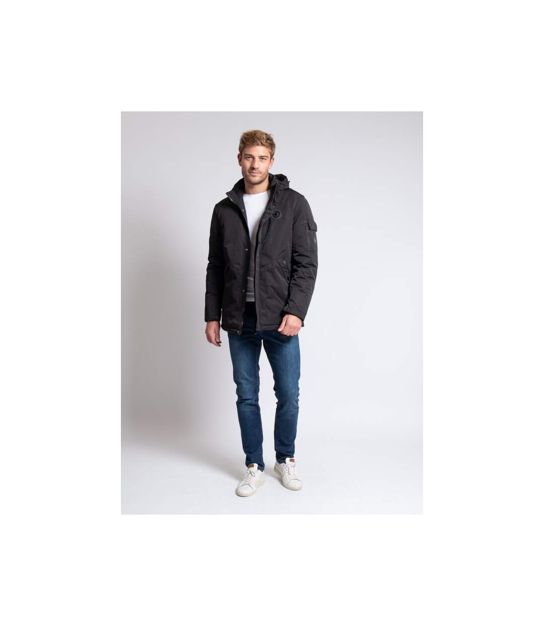 Parka mi-longue capuche ZATOICHA