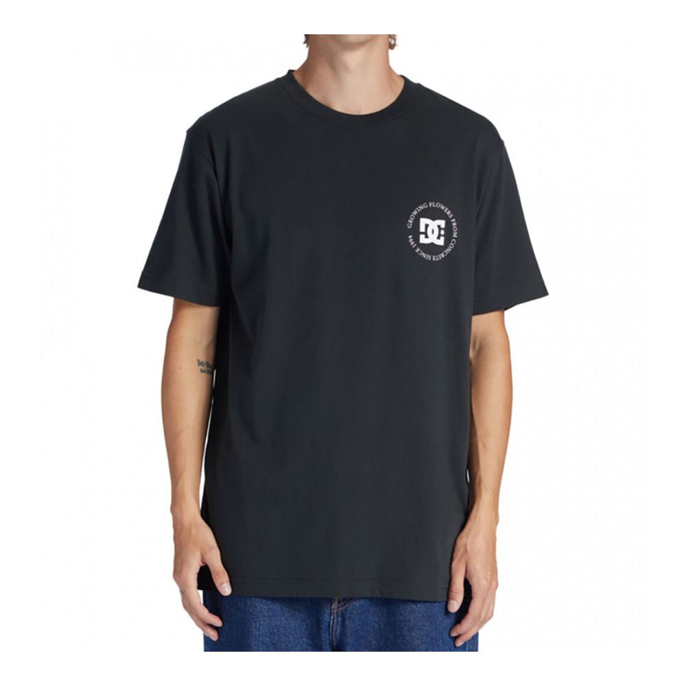 DC Shoes CONCRETE - Tee-shirt Homme pirate black