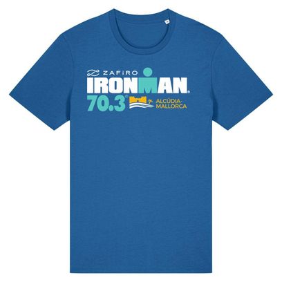 T-Shirt Manches Courtes Ironman 70.3 Mallorca Bleu Royal Homme
