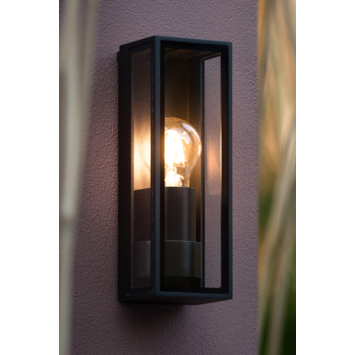 Lucide Dukan Wandlamp Buiten zwart
