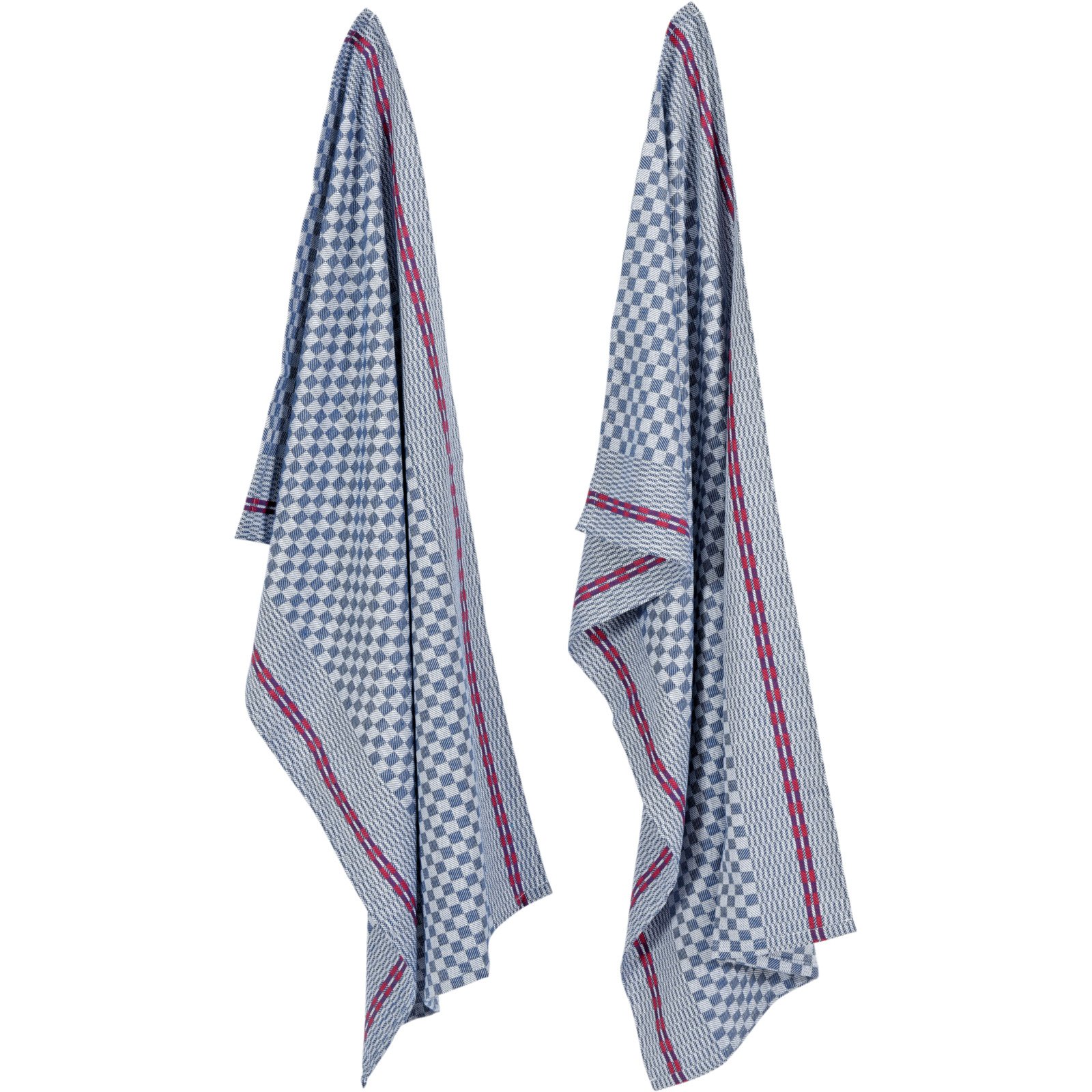 Allzwecktuch 2er-Pack 48 x 85 cm Karo