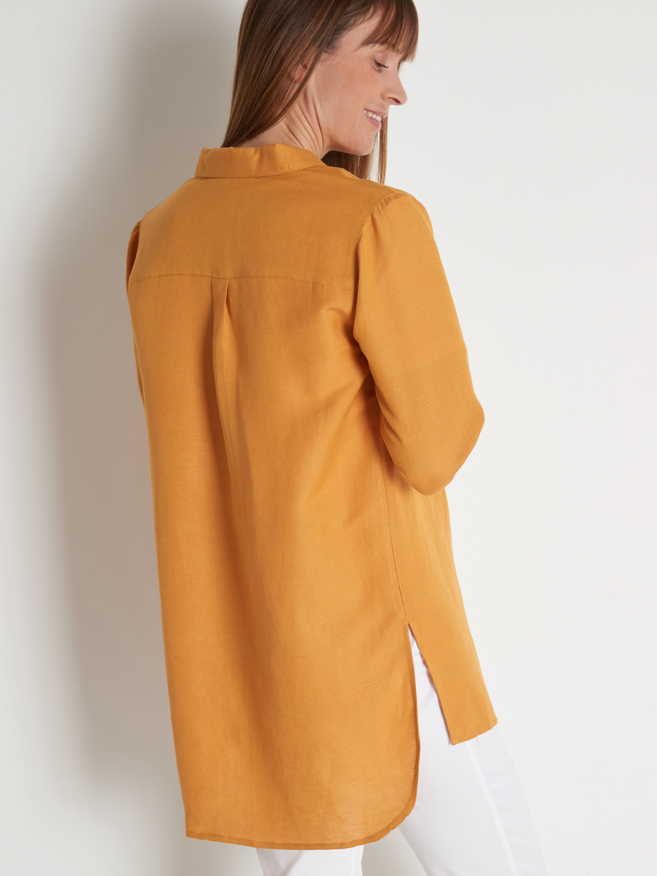 Surchemise en lin/viscose