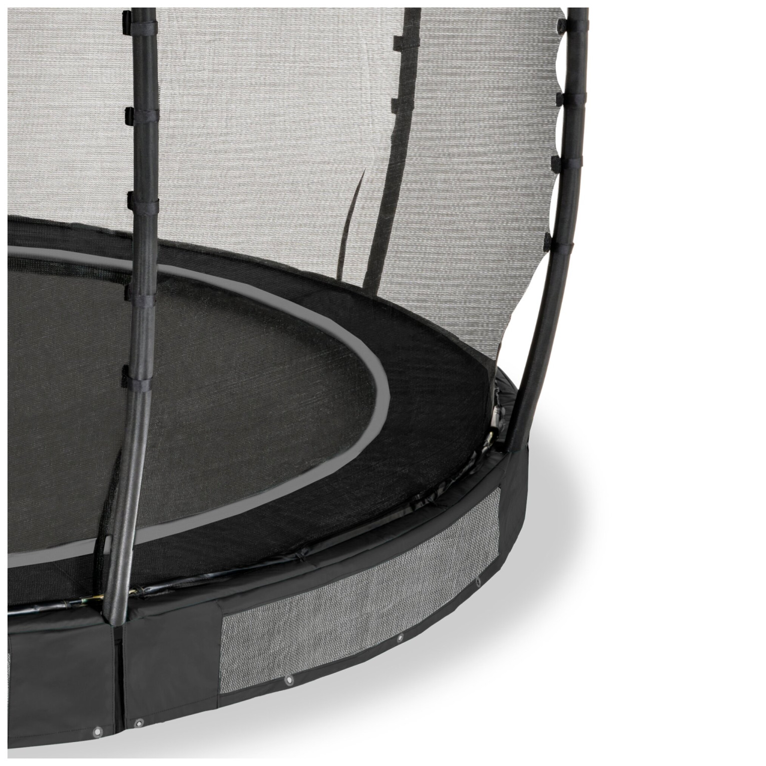 EXIT Allure Premium inground trampoline ø427cm - zwart