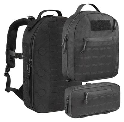 Sac à dos Defcon 5 Patriot Sac à dos modulaire hydro compatible 23 litres-Noir
