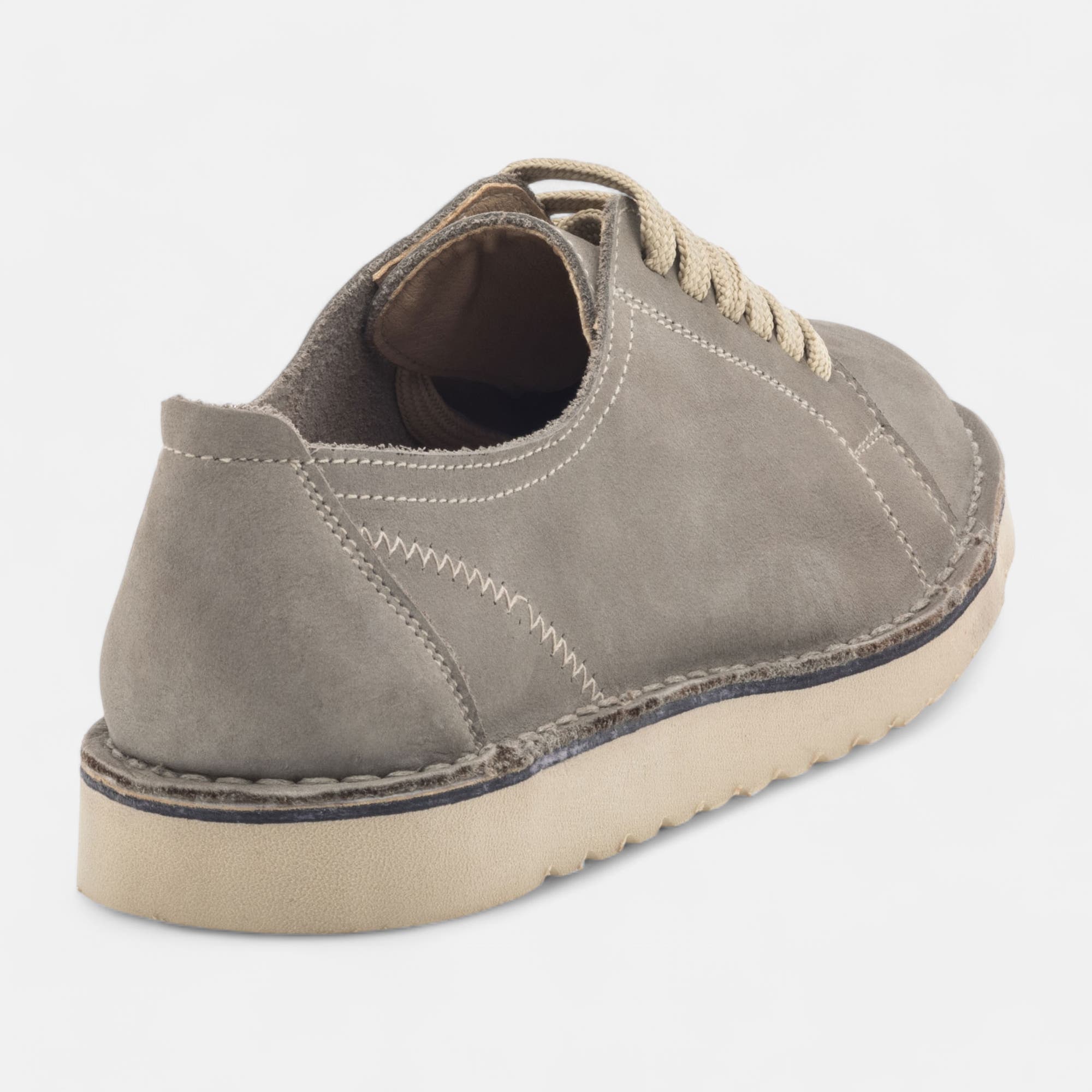 Derbies Homme en cuir gris