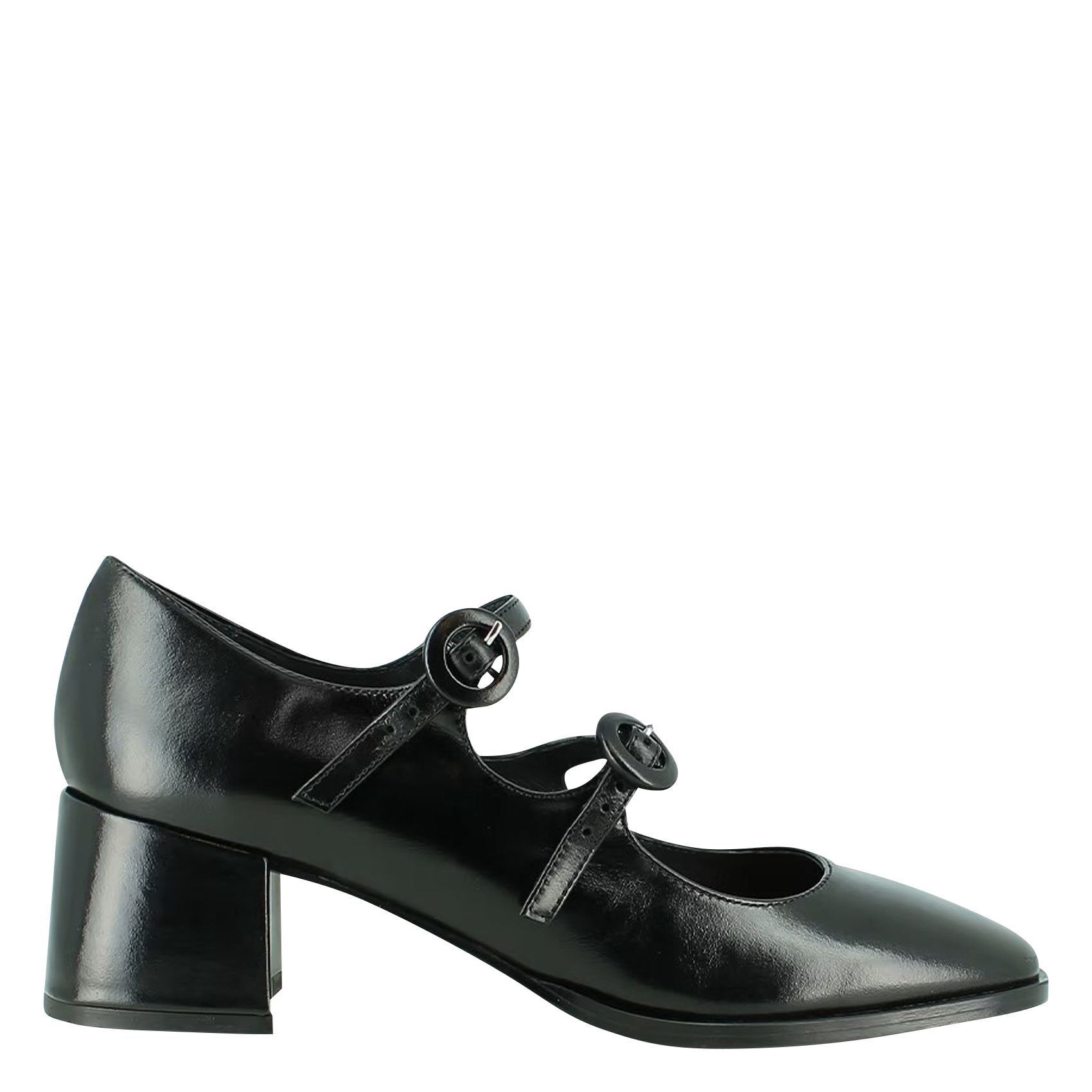 DELOU - Babies en cuir | Noir
