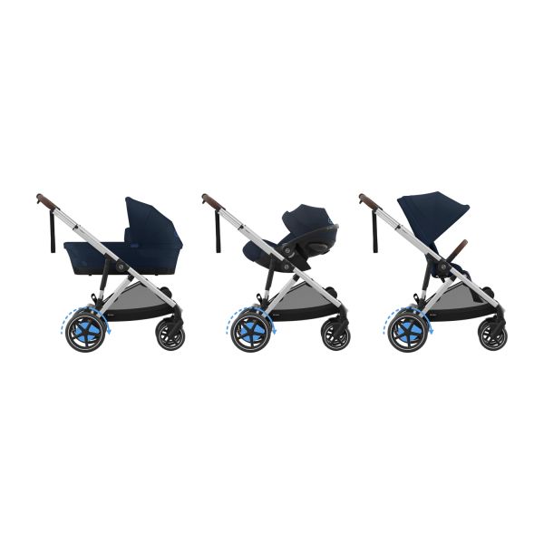 Cybex E-Gazelle S Kinderwagen 2-in-1 - Taupe - Almond Beige / Beige