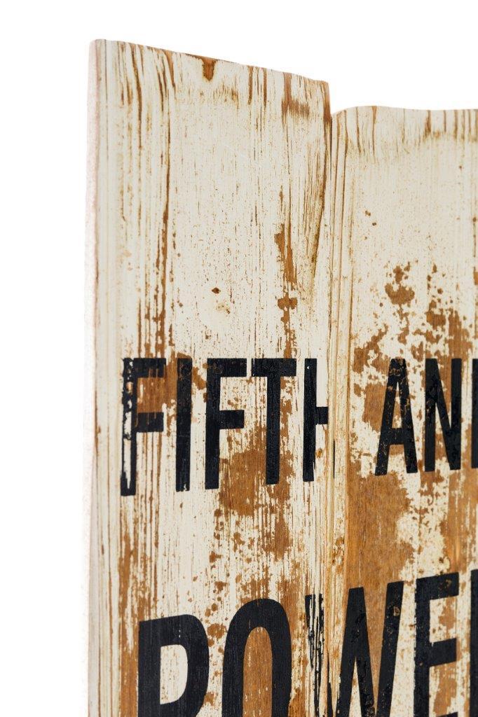 Holzschild - Broadway - 40x120 cm