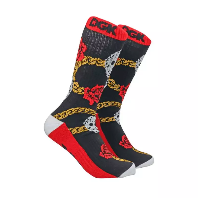 Chaussettes skate DGK SKATEBOARDS Prestige Crew Noir