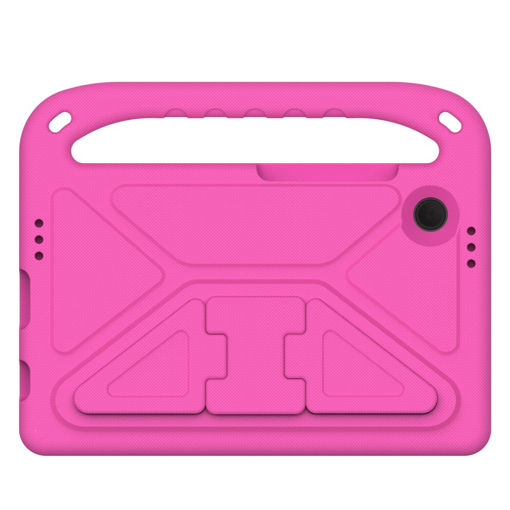 Samsung Galaxy Tab A11 / A9 Stossfeste Kinder Schaumstoff Hülle mit Griff   Kickstand - Pink