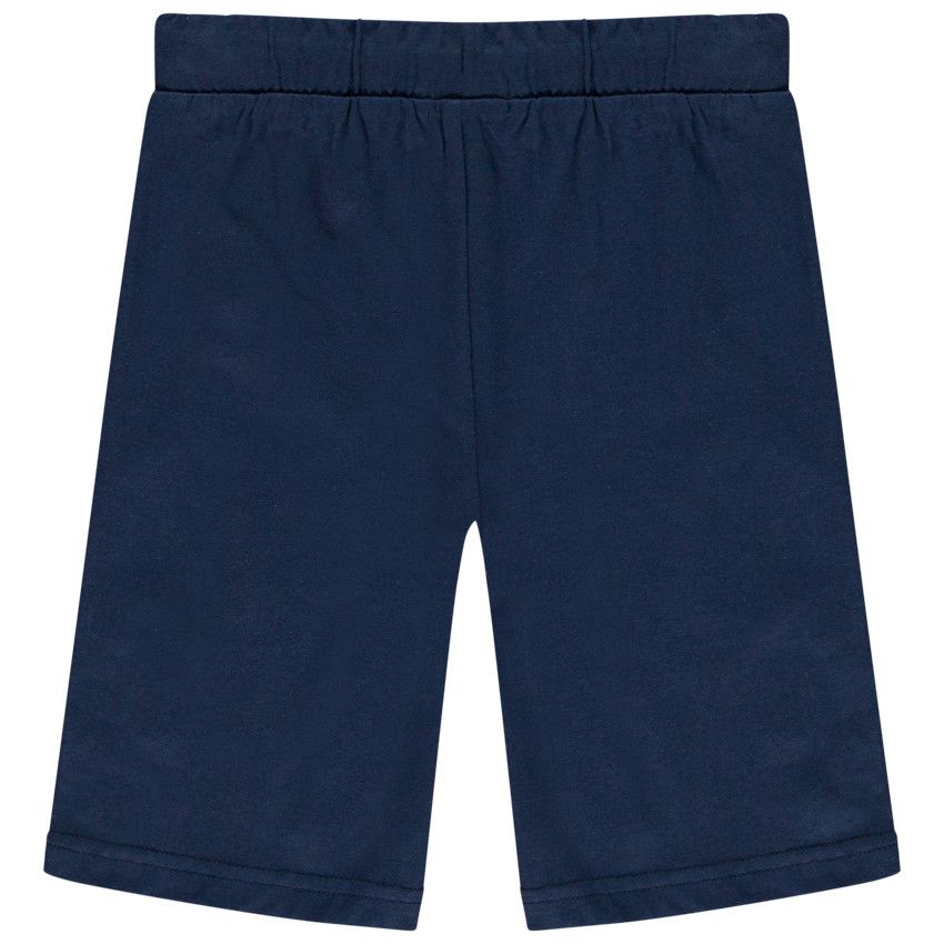 Pyjama t-shirt + short pour garçon - Bleu marine