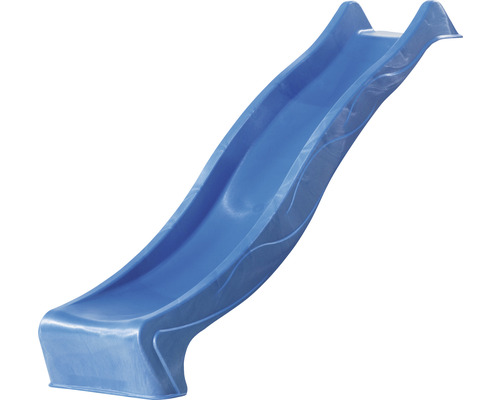 Kinderglijbaan, glijbaan zonder frame, axi Sky230 glijbaan met wateraansluiting, blauw kunststof, blauw