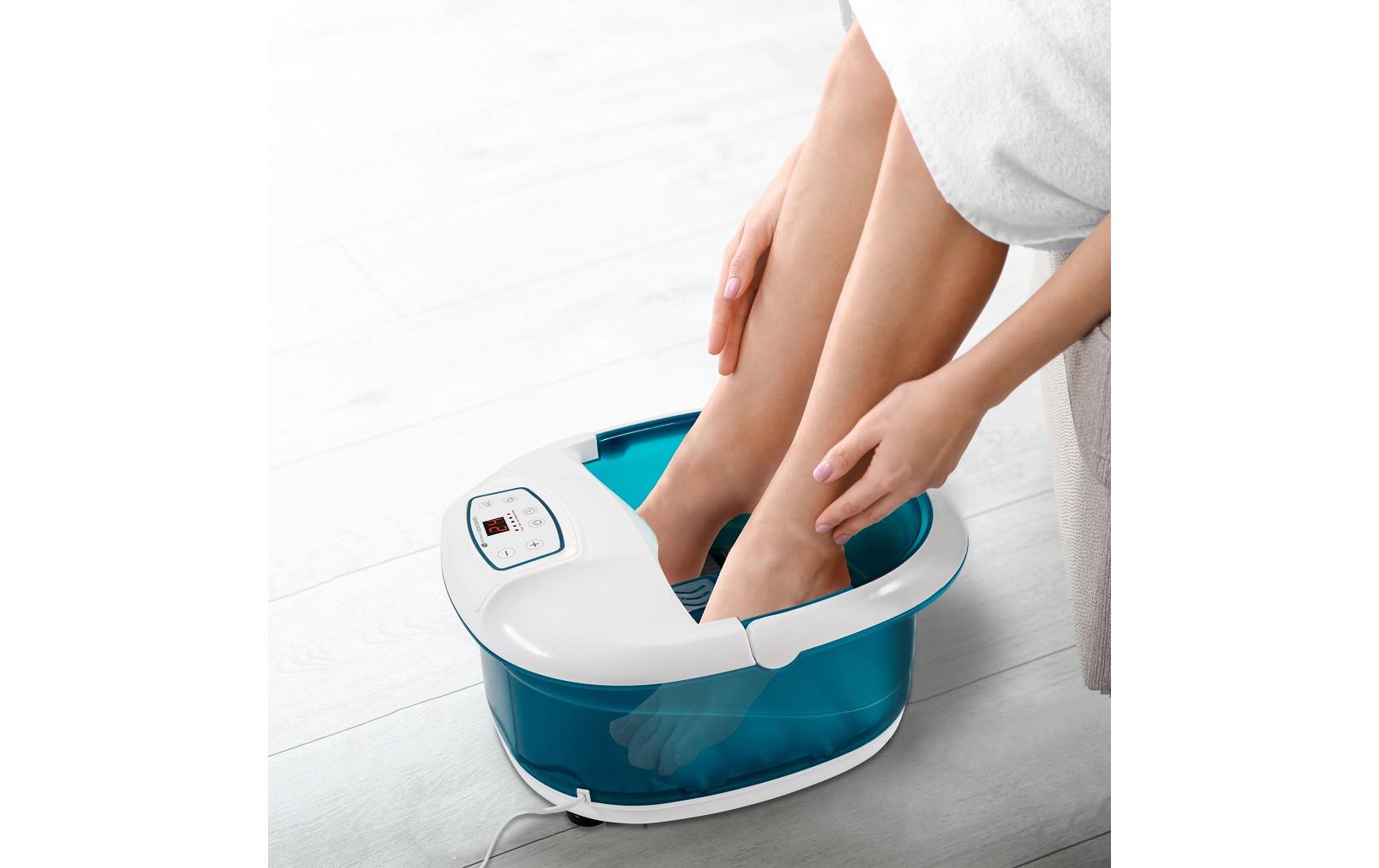 Fussbad FTBH8Fussmassagebad mit Griff zur einfachen Aufbewahrung