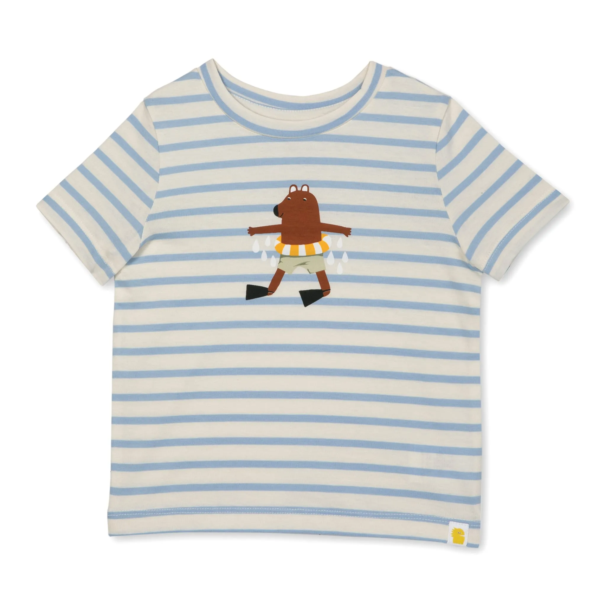 Rise Little Earthling T-Shirt Rayé Dunes 2-6ans