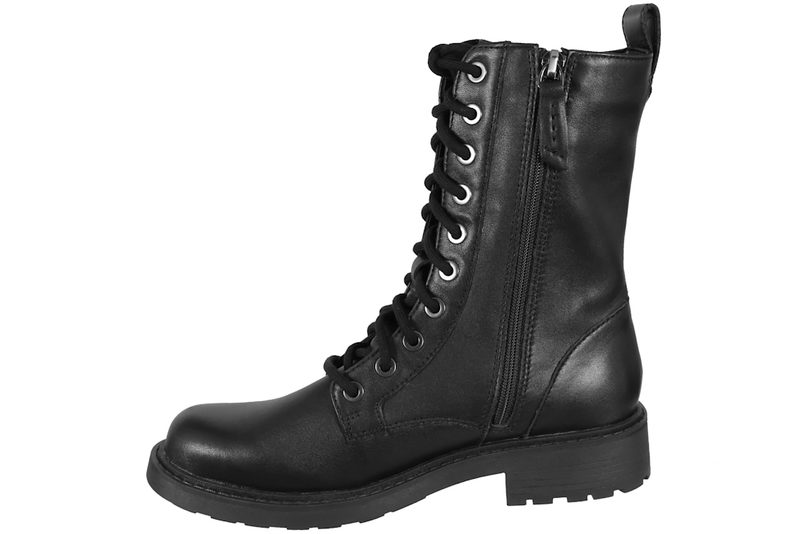 CLARKS ORINOCO2 STYLE STØVLE I SORT GLAT SKIND