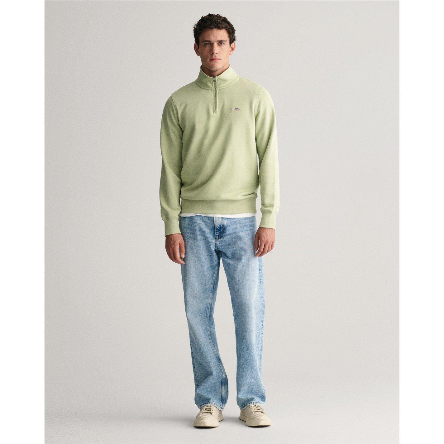 Gant Shield Half Zip Sweatshirt