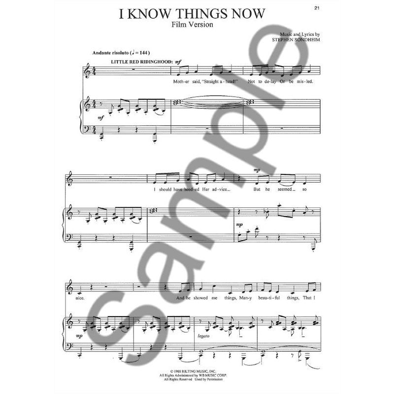 Hal Leonard - Disney - Into the Woods (PV) voor piano en zang