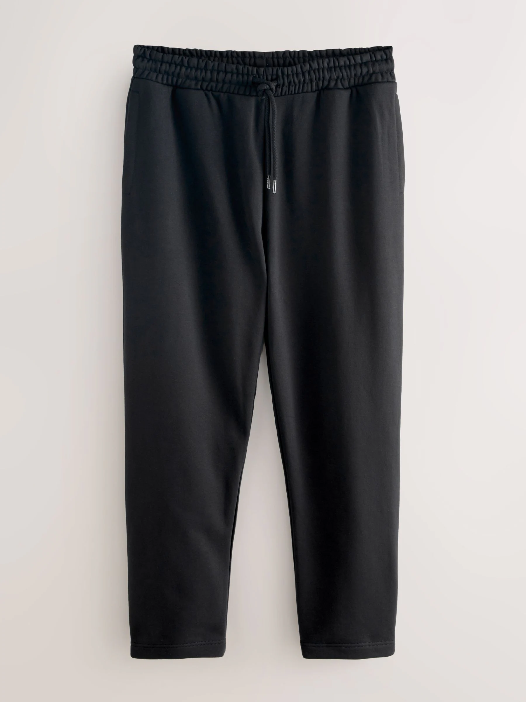 Zwart/chocoladebruin - Straight Fit Cotton Rich Jersey Joggers 2 Pack