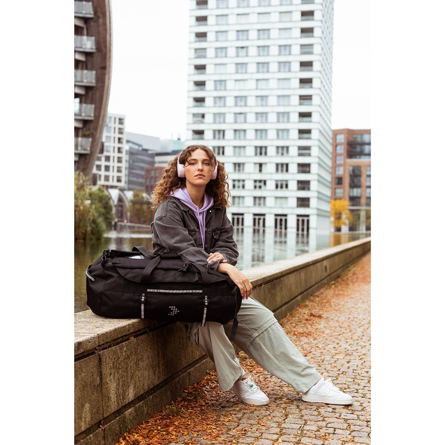 Travelbags The Base Duffle Backpack L blue