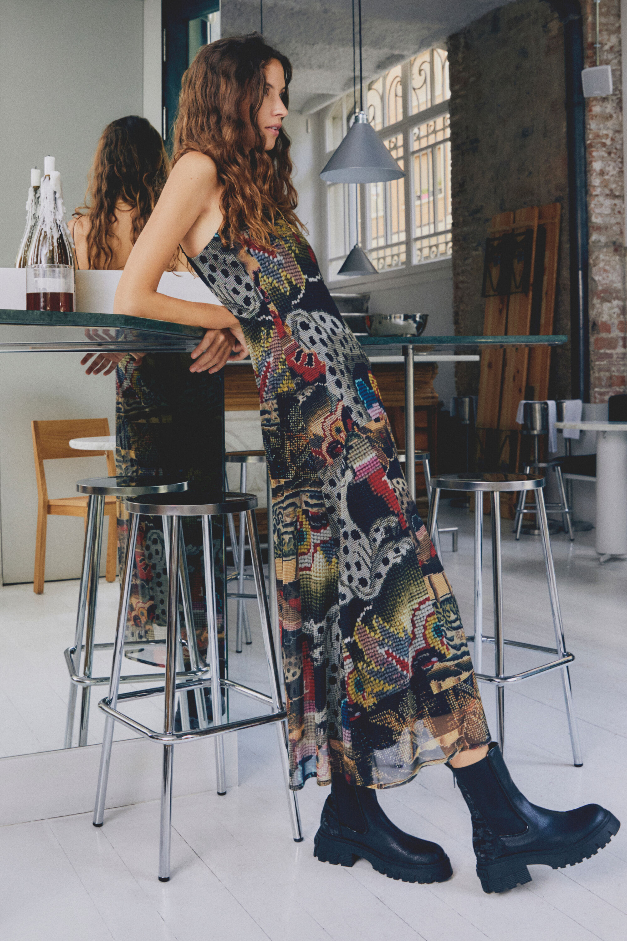Robe midi tapisserie M. Christian Lacroix