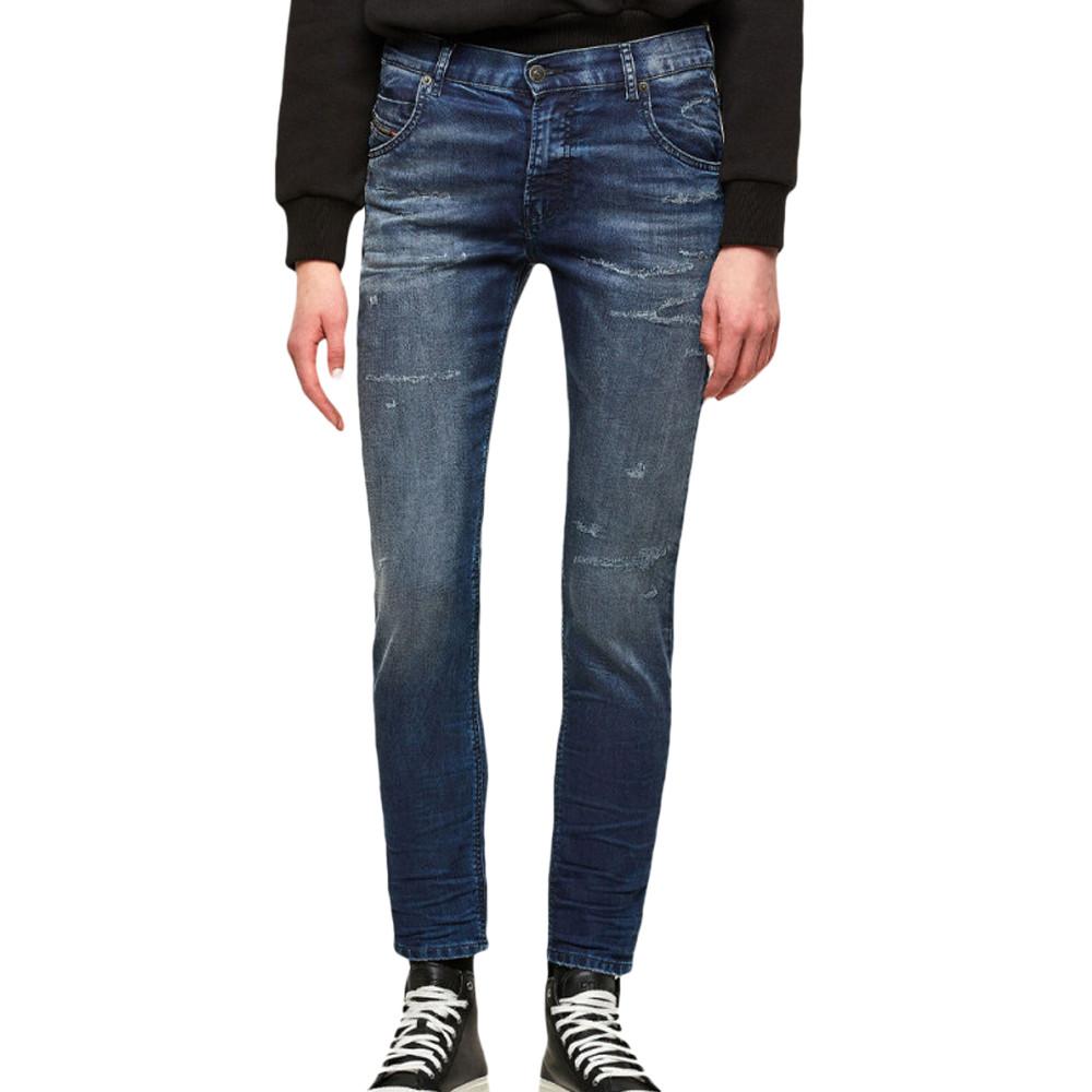 Diesel Jean Boyfriend Bleu Femme Diesel Krailey