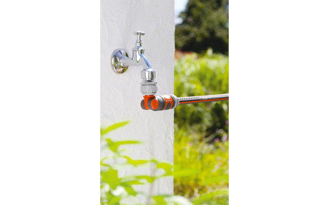 Gardena Winkelhahnstück für Gartenschlauch / Schlauchtrommel
