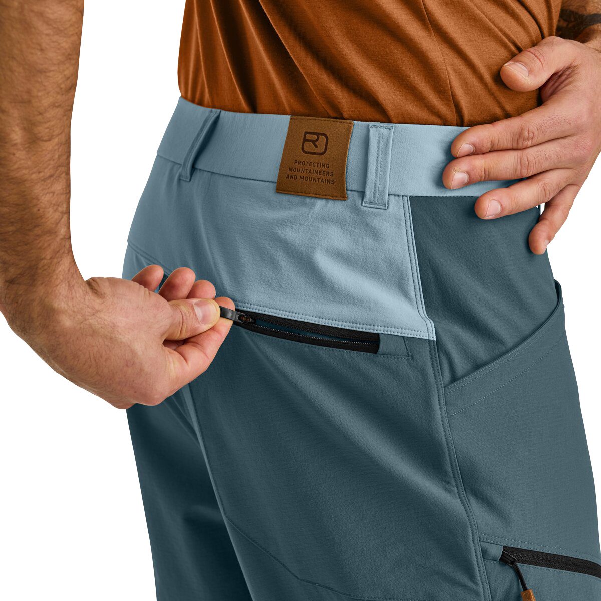 ORTOVOX Mondeval Softshellhose Herren dark arctic grey