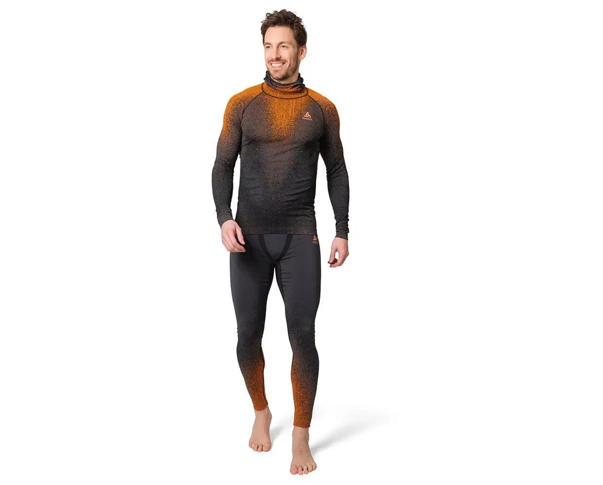 Odlo Blackcomb Eco Thermobroek Lang Donkerrood Heren
