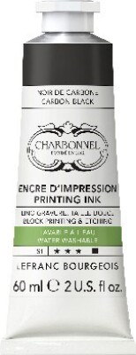Charbonnel - Printing Ink - Carbon Black 60 ML