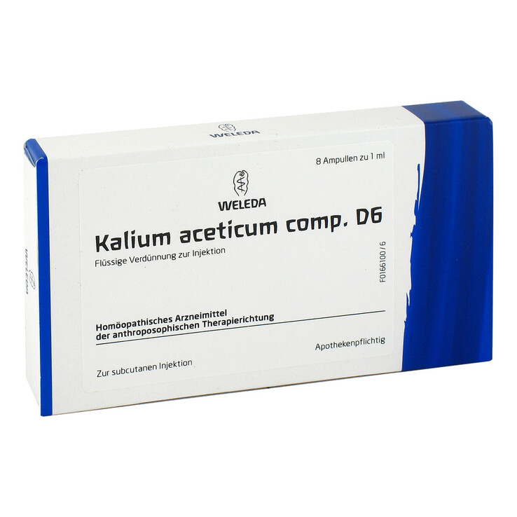 Kalium aceticum comp. D 6 Ampullen, 8X1 ml