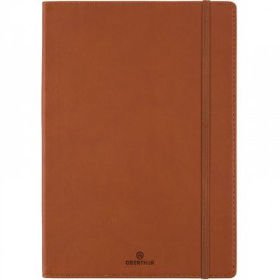Oberthur - Carnet de notes souple A4 - ligné - 200 pages - cognac