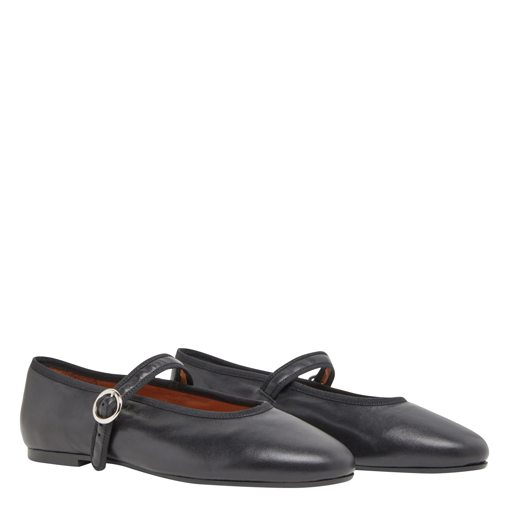 DEESSE - Ballerine en cuir| Noir