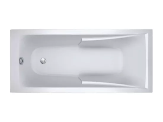 Lot baignoire droite 150 X 70 JACOB DELAFON Corvette + pare bain 2 volets chromé