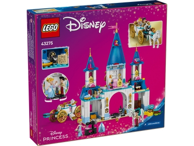 LEGO Assepoesters kasteel en paardenkoets (43275)