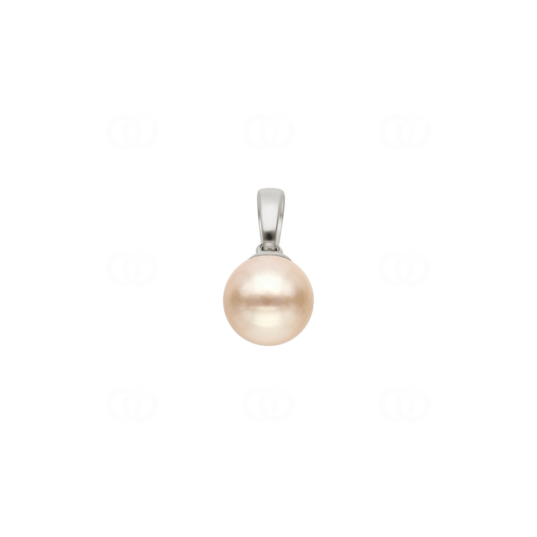 Anhänger 750/18 K Weissgold mit Akoya-Kulturperle Ø 7.0mm