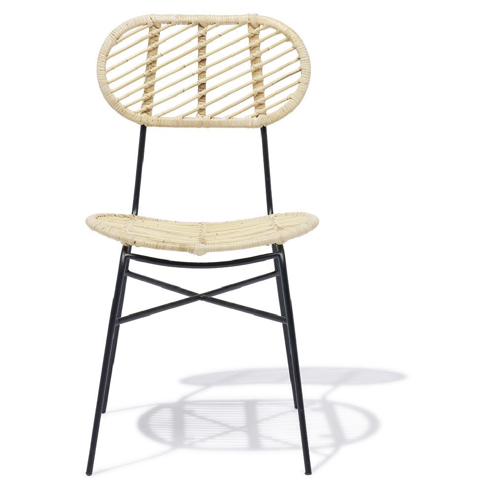 Chaise Malang rotin naturel