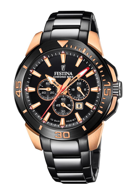 Festina Chrono Bike Rose Gold Herrenchronograph F20645/1