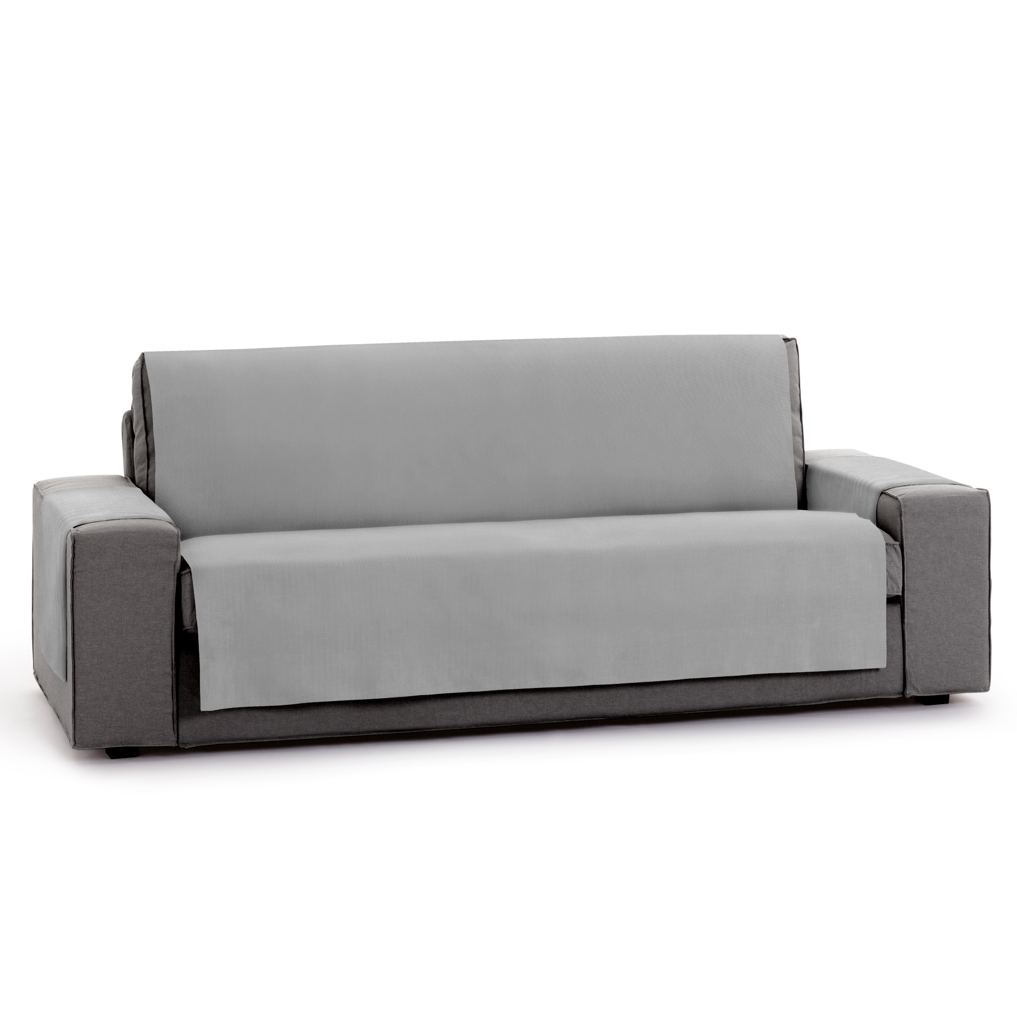 Protetor de sofá Royale, 115 cm. Cinza escuro. 2 lugares (120-170 cm)