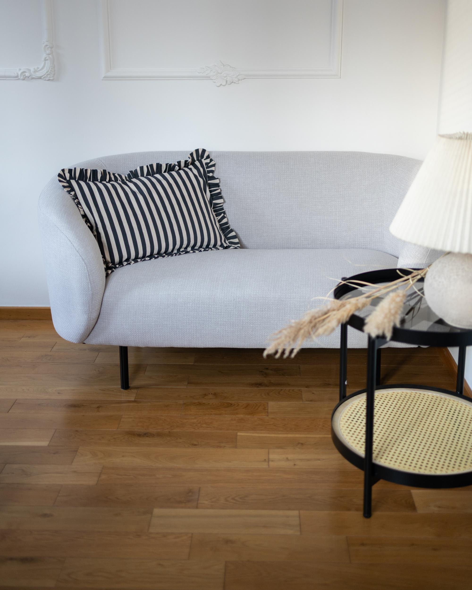 Bank 2-zits LOEN Stof Lichtbeige
