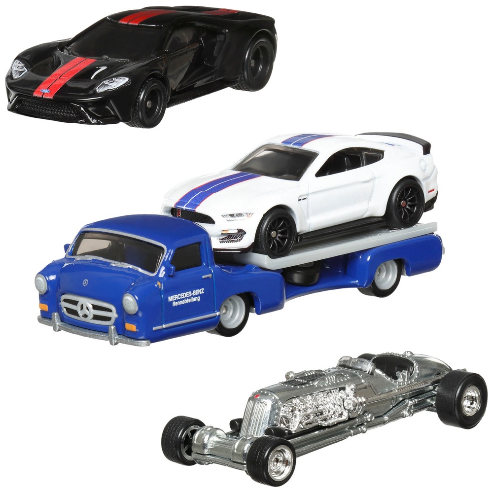 Hot Wheels Premium Jay Leno's Garage Sammlerdisplay 4er-Pack