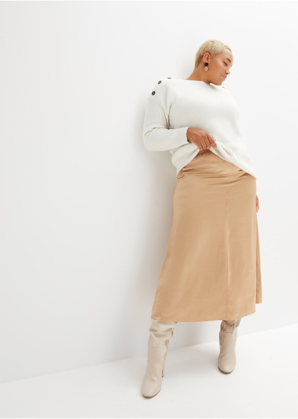 Jupe en satin