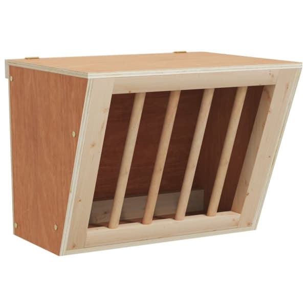 vidaXL Høymater for kanin 25x18,5x20,5 cm heltre gran