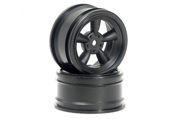 HPI Vintage 5 Spoke Wheel 26Mm Black (0Mm Offset)
