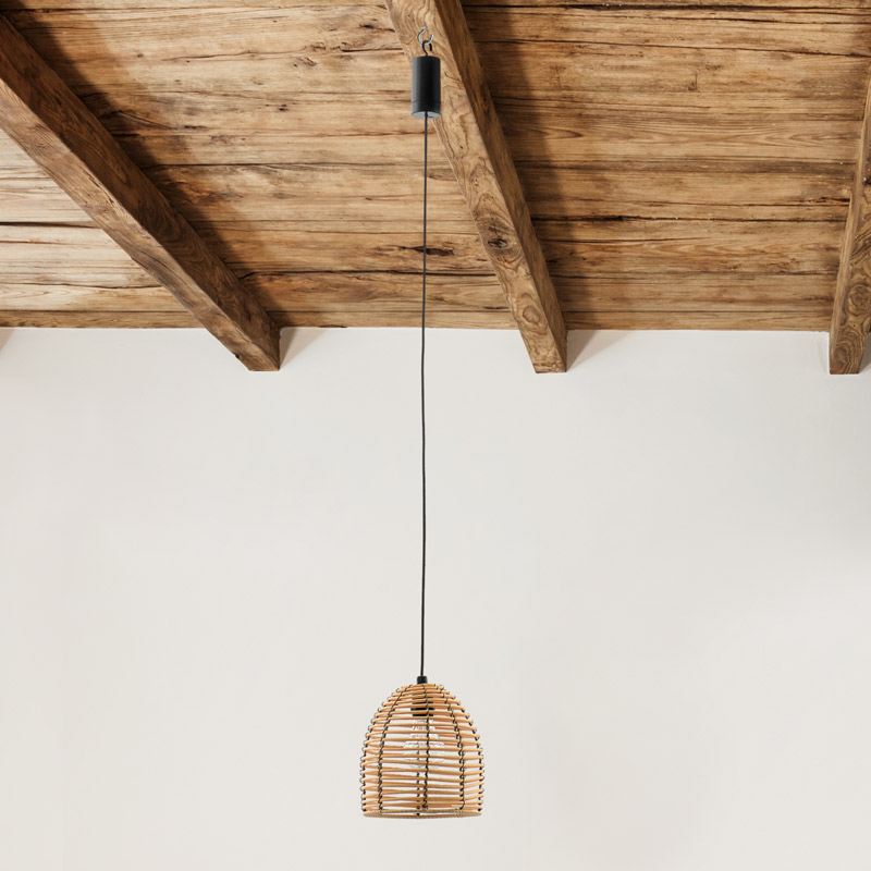Lampe à suspendre 'Idaho' beige