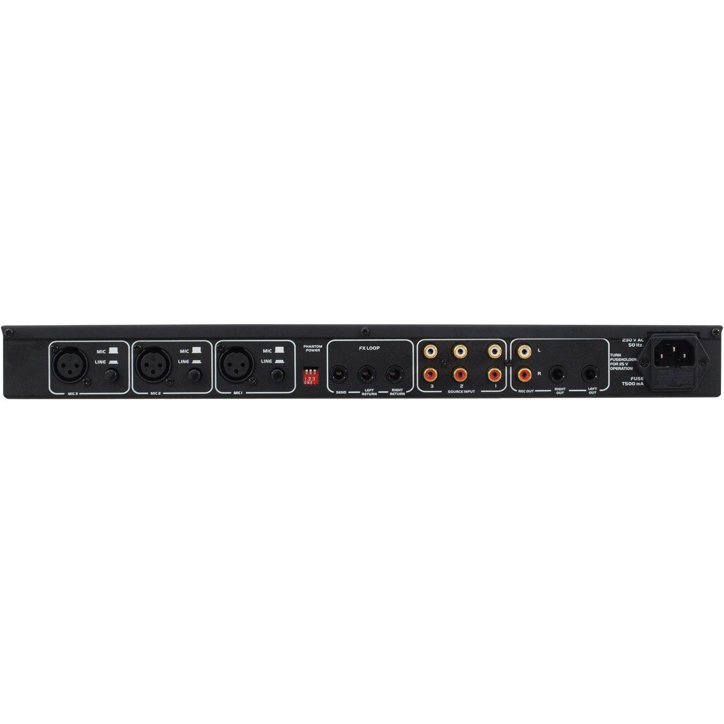 Omnitronic EM-260 19 inch entertainment mixer
