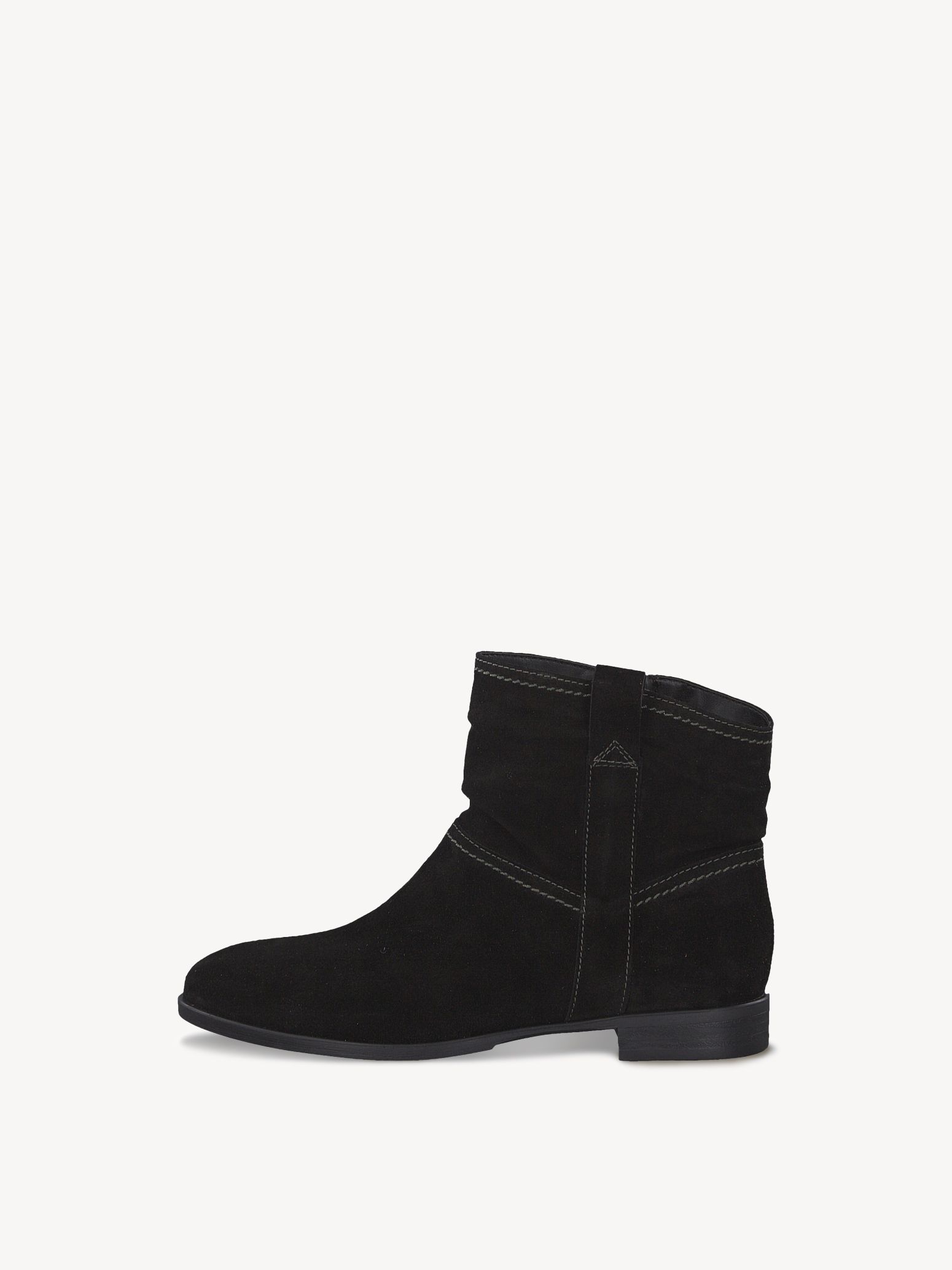 Leren Cowboylaarsjes - zwart