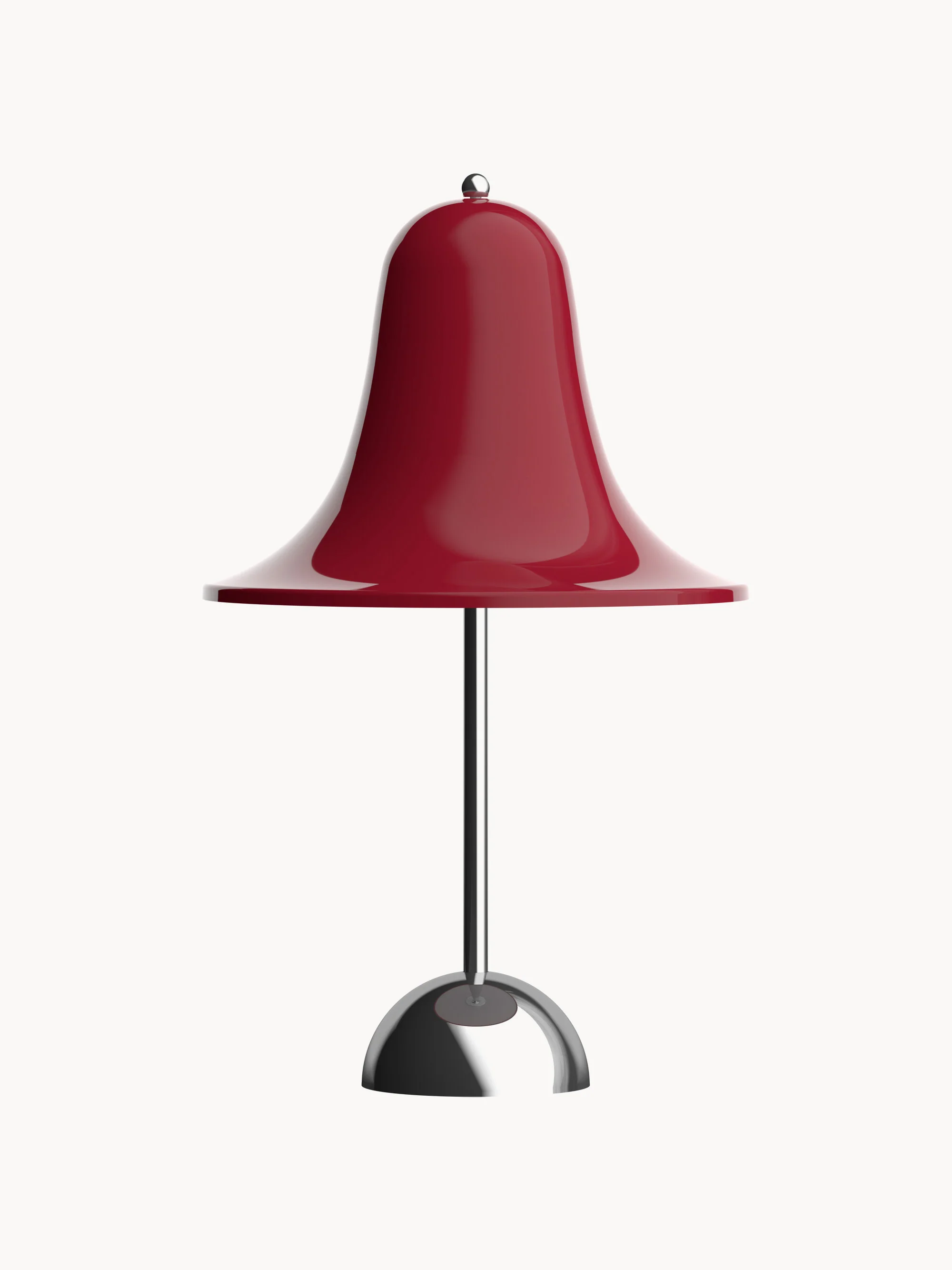 Kleine draagbare dimbare LED-tafellamp Pantop, Design Verner Panton