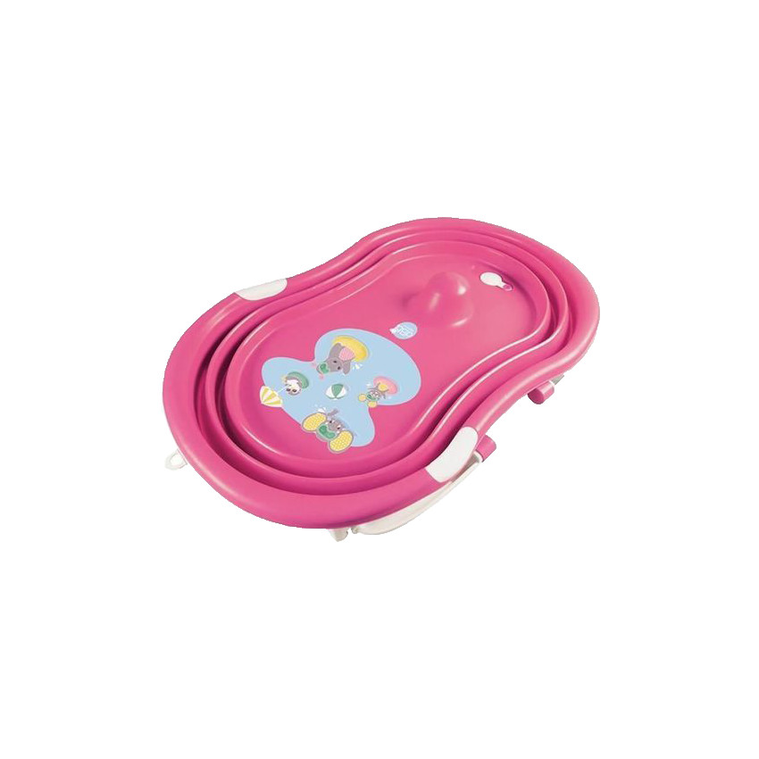 Baignoire pliable en accordéon - Éléphant Rose