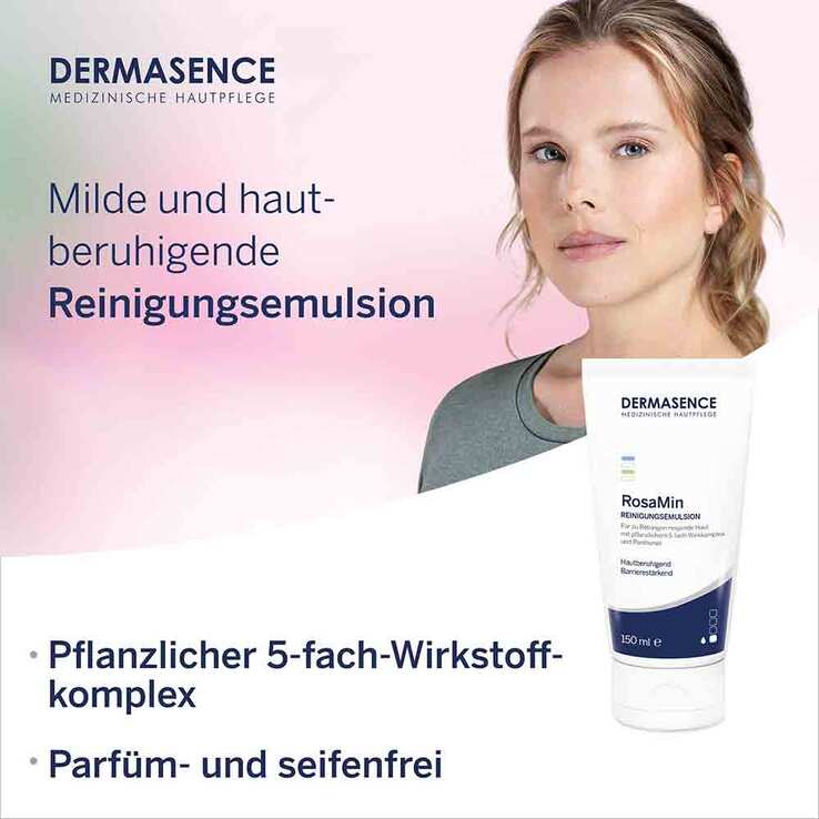 Dermasence Rosamin Reinigungsemulsion, 2x150 ml